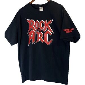 Rock The Arc Graphic T-shirt Tupper Lake NY Music Festival Men's Unisex XL